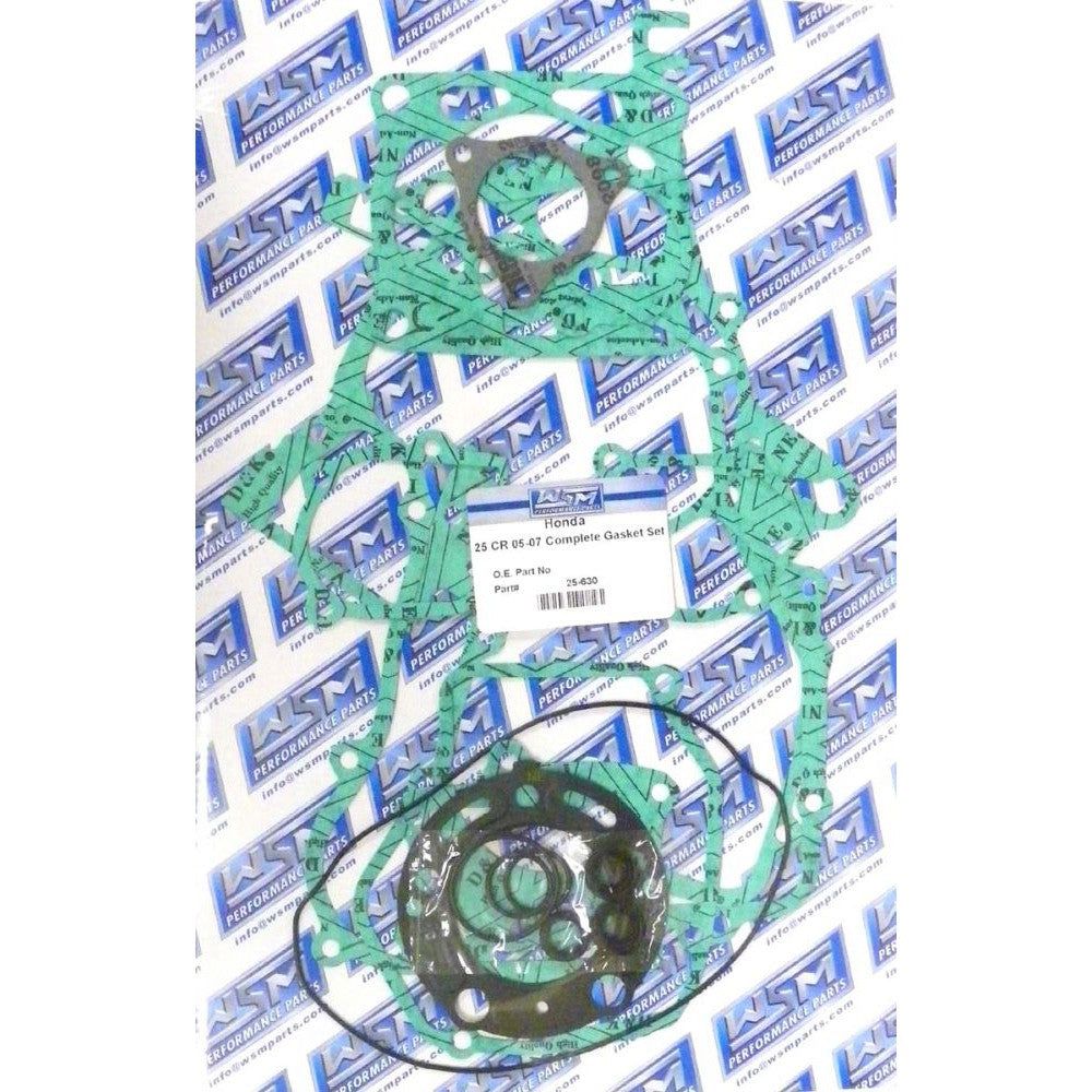 WSM Complete Gasket Kit For Honda 125 CR 05-07 25-630