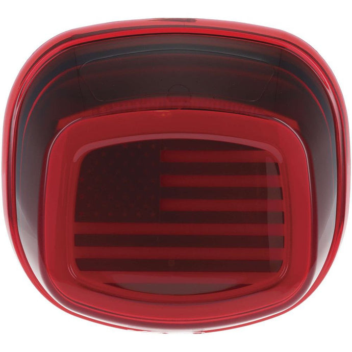 Kuryakyn Tracer Red US Flag LED Taillights without License Light 2925
