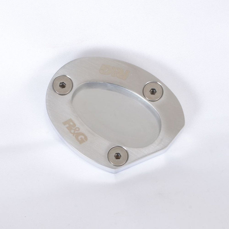 Load image into Gallery viewer, R&amp;G Racing Silver Kickstand Shoe For 2017-2024 Kawasaki Ninja 650 EX650
