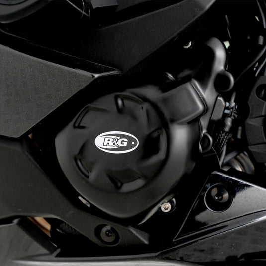 R&G Racing Black Engine Case Covers LHS ECC0077BK