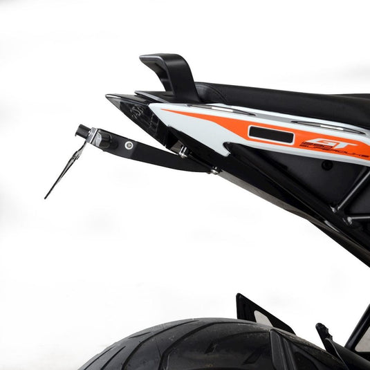 R&G Racing Black Tail Tidy License Plate Holder For 2016-2020 KTM 1290 Super Duke GT