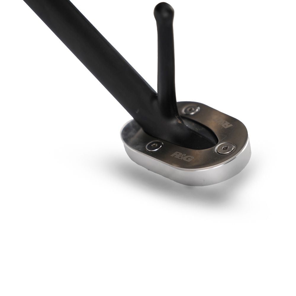 R&G Racing Silver Kickstand Shoe For 2022-2023 Triumph Speed Twin 900