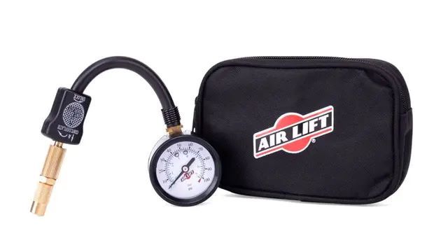 Air Lift Analog Pressure Gauge with Deflate