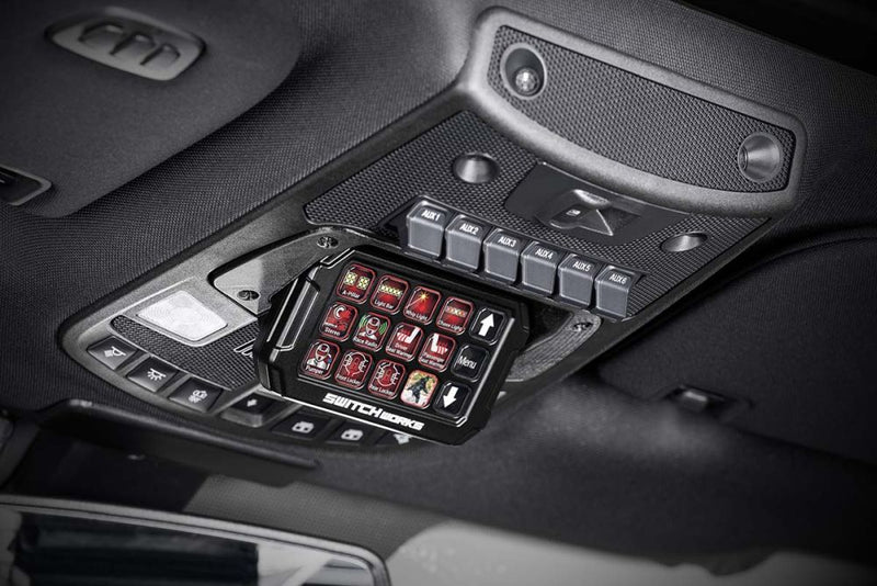 Load image into Gallery viewer, Switch Works Alpha12 Digital Smart Switcher with 12-Outputs With Mount For Ford Raptor 2021-2024
