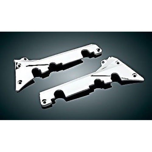 KURYAKYN CHROME PASSENGER FLOORBOARD SIDECOVERS 2001-2016 HONDA GOLD WING GL1800