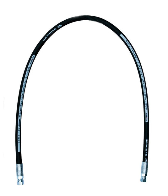 Stillwell Hydraulic Hose 32" Long, 3/8", #6 FJ Swivel, #6 FJ Swivel