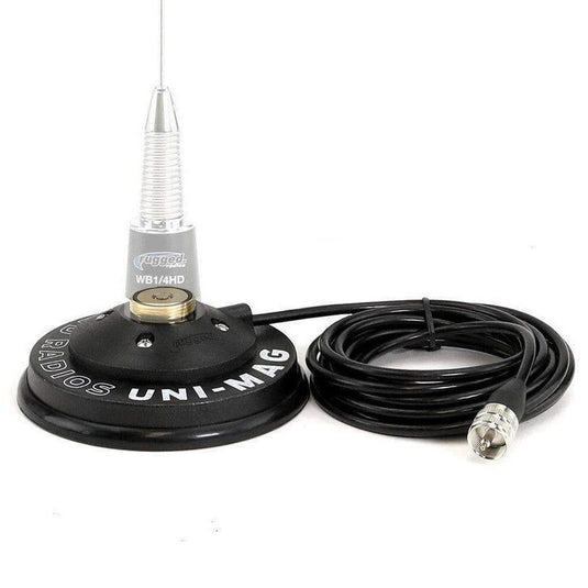 Rugged Radios UNI-MAG Universal NMO or Magnetic Antenna Mount UNI-MAG
