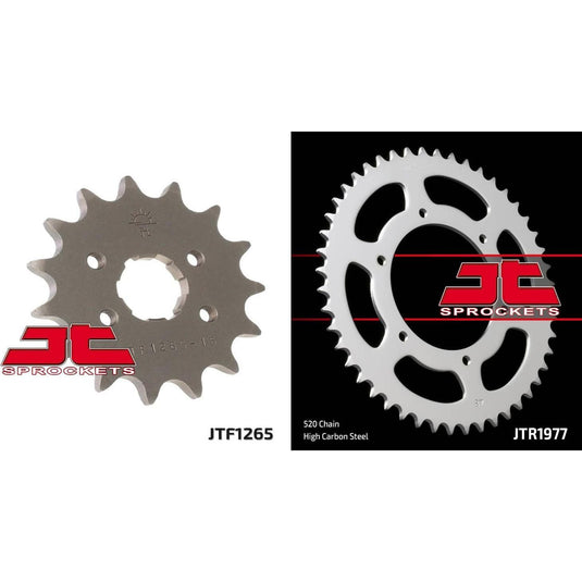 Front & Rear Sprocket Kit for HONDA XL250 K1/K2-USA 72-76 JT Sprockets