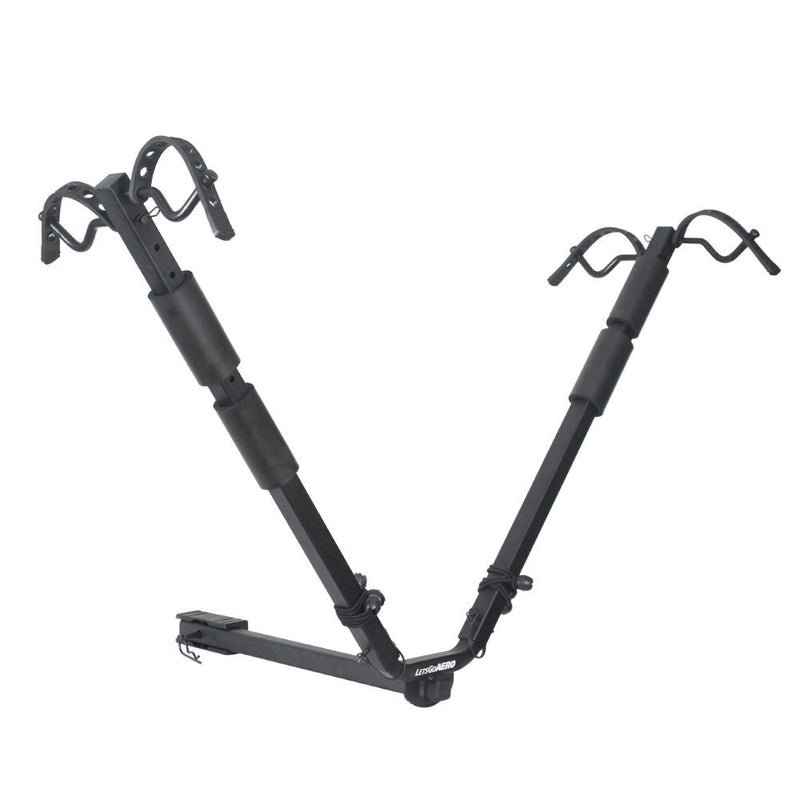 Load image into Gallery viewer, Let&#39;s Go Aero NEO-2 Hitch Mount Two Bike V-Rack fits 1-1/4&quot; and 2&quot; Receiver Hitches
