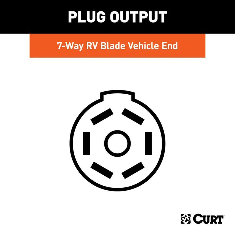 Load image into Gallery viewer, Custom Wiring, 7-Way RV Blade fits Select Buick Enclave, Chevy Traverse, GMC Acadia
