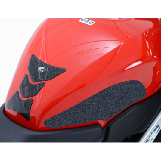 R&G Racing Black Tank Traction Grips For 2014-2020 Honda Interceptor 800 VFR800F