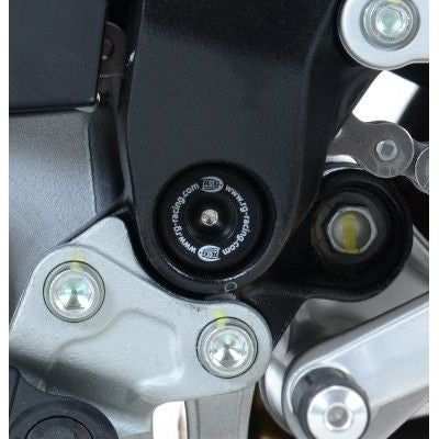 R&G Racing Black Lower Frame Plug LHS For 2013-2016 MV Agusta Brutale 675