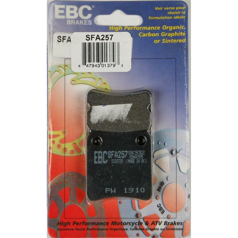 Load image into Gallery viewer, EBC 1 Pair Premium SFA Organic OE Replacement Brake Pads MPN SFA257
