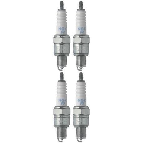Set of 4 NGK Standard Spark Plugs for Yamaha RAPTOR 2008-2006 Engine 80cc