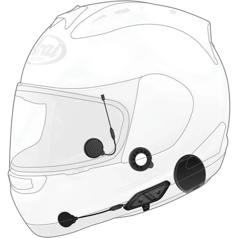 Load image into Gallery viewer, SENA 10U Bluetooth Comm System w/ Handlebar Remote For Arai Full-Face Helmets
