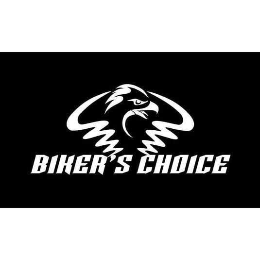 Bikers Choice Drilled Front Brake Rotors For - 144151 without Hardware Silver