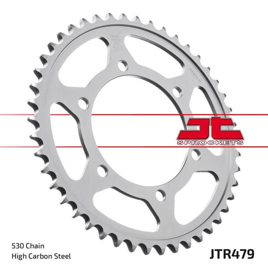 JT Sprockets Rear Steel Sprocket 42 Tooth 42T 530 Chain For Kawasaki GPX500 R 1988 JTR479.42