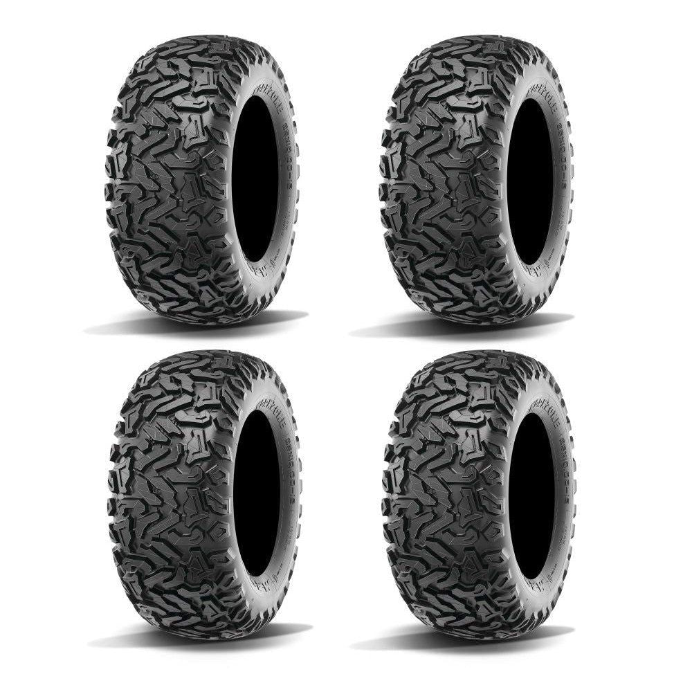 Full Set Of Maxxis Workzone Radial (6 Ply) UTV Tires 25x10R-12 (4)