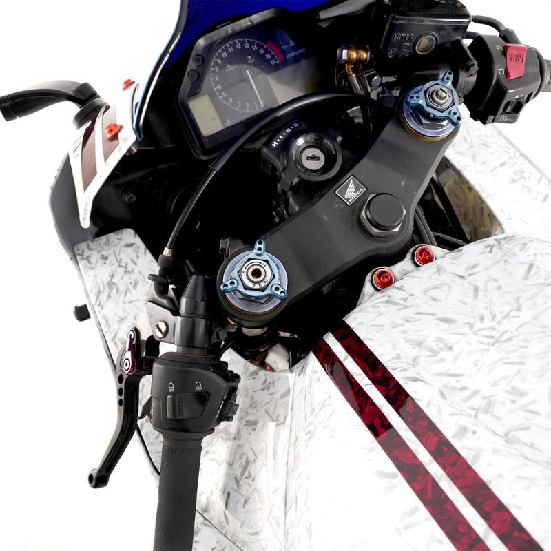 Load image into Gallery viewer, R&amp;G Racing Black Universal Lockstop Savers Up to 28-37mm
