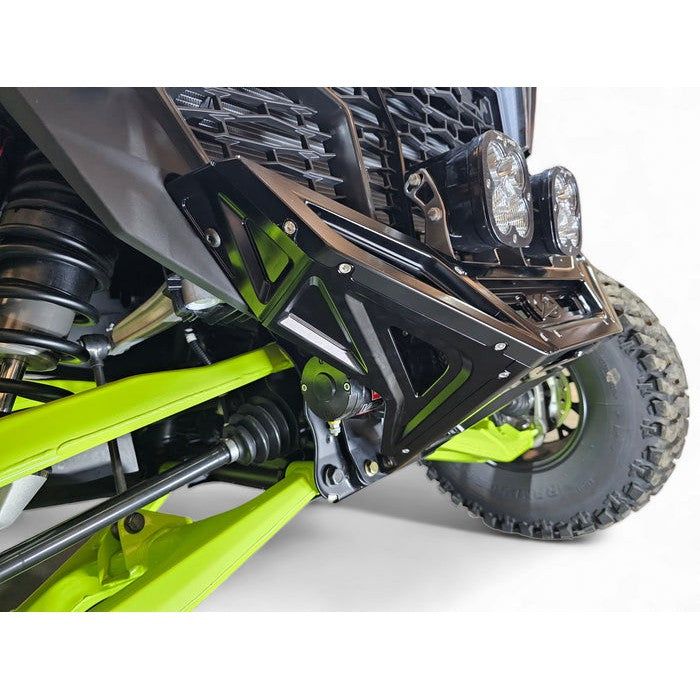 Load image into Gallery viewer, Elektric Offroad Lightweight Billet Black Aluminum Front Winch Bumper For Polaris RZR Pro R/Turbo R 2022-2024
