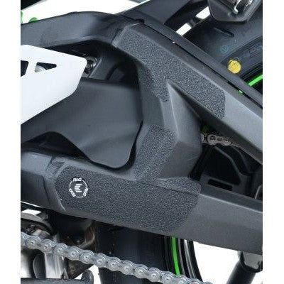 Load image into Gallery viewer, R&amp;G Racing Black Boot Guard Kit For 2015-2019 Kawasaki Ninja ZX10R ZX1000

