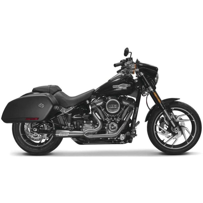 Load image into Gallery viewer, Two Brothers Racing 2-Into-1 Comp-S Exhaust Polished with Carbon Fiber Tip
