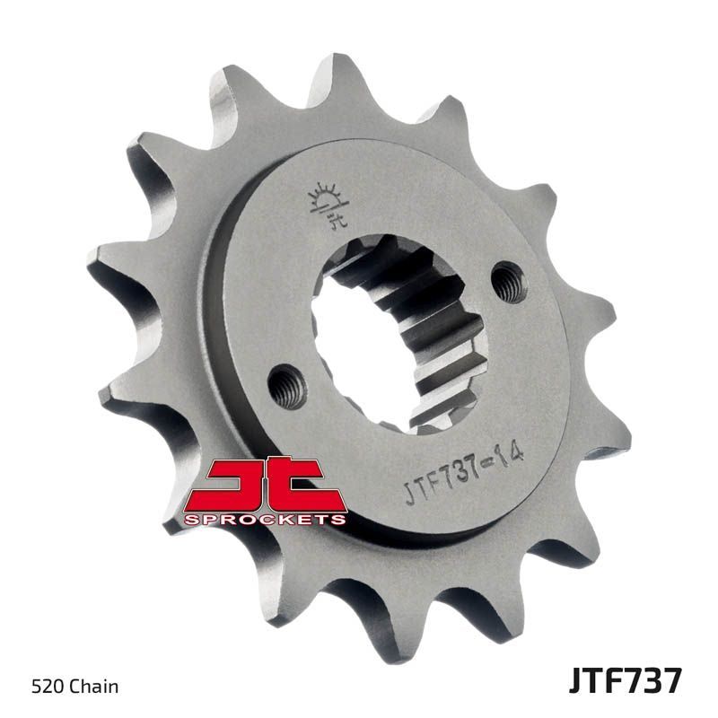 Load image into Gallery viewer, JT Sprockets Front Steel Sprocket 15 Tooth 15T 520 Chain JTF737.15
