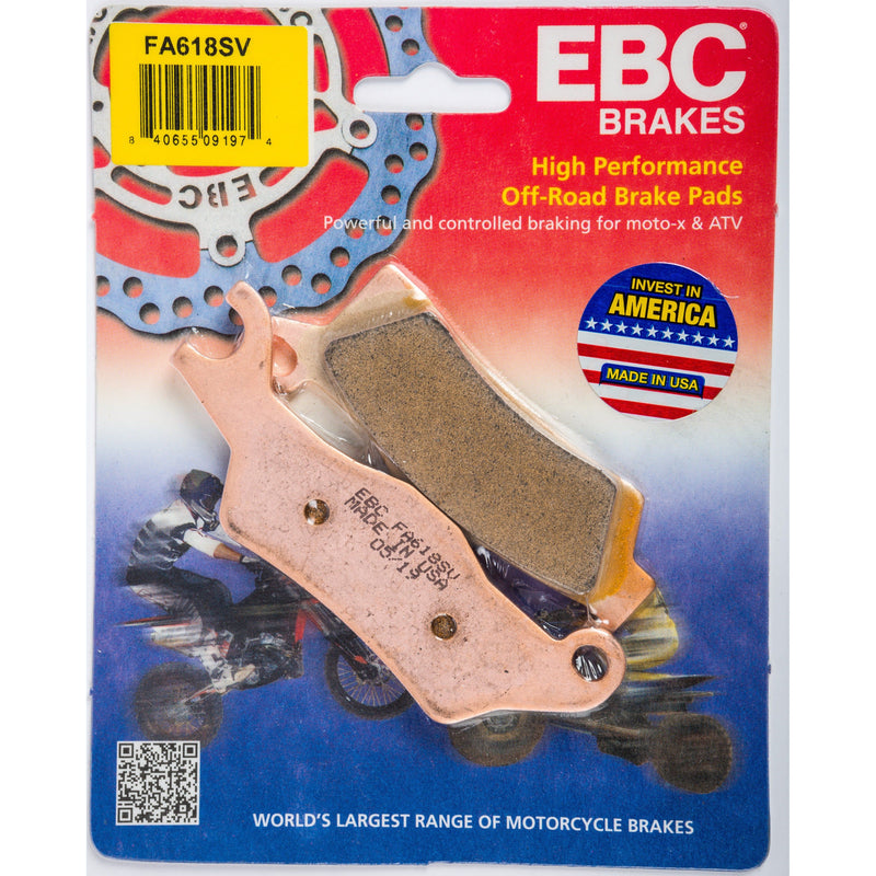 Load image into Gallery viewer, EBC 1 Pair SV Series Severe Duty Brake Pads MPN FA618SV
