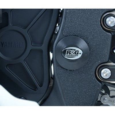 Load image into Gallery viewer, R&amp;G Racing Black Frame Plug Lower Left Hand Side For 2018-2024 Yamaha MT-10
