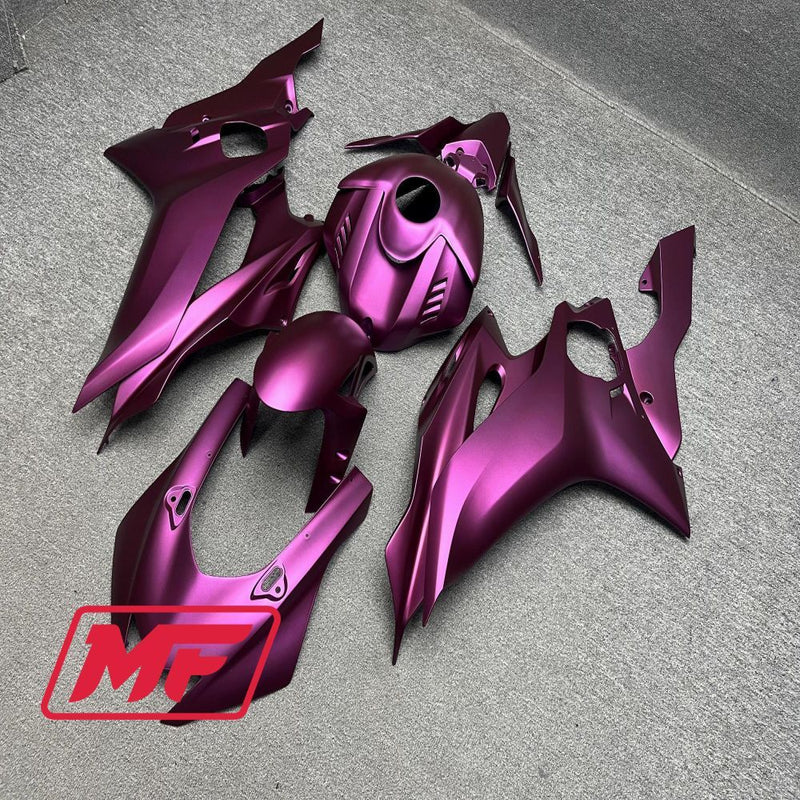 Load image into Gallery viewer, Monster Fairings Full Kit Yamaha YZF R6 17-22 Matte Purple + Windshield + Gas Tank Cover
