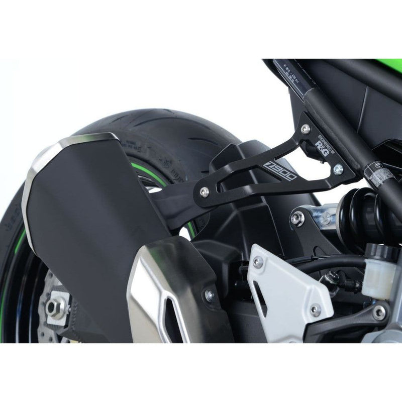 Load image into Gallery viewer, R&amp;G Racing Black Exhaust Hanger For 2017-2019 Kawasaki Z900 ZR900 EH0074BK
