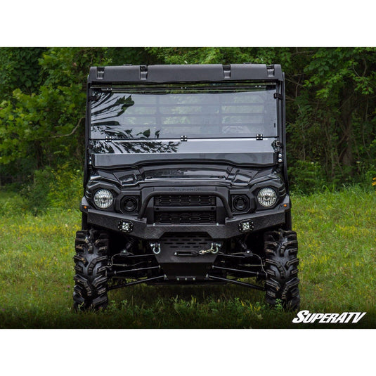 SuperATV Kawasaki Mule Pro Scratch Resistant Flip Down Windshield FDWS-K-MULE-FXT-70