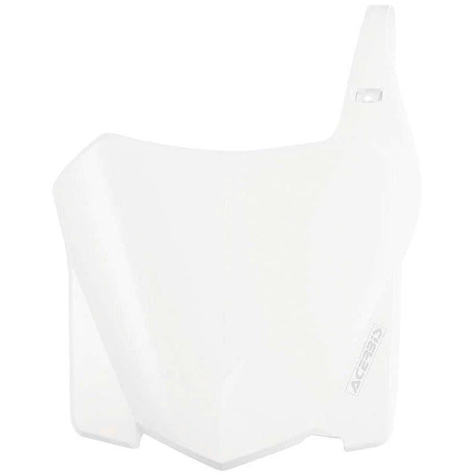 Acerbis White Front Number Plate for Honda - 2113620002