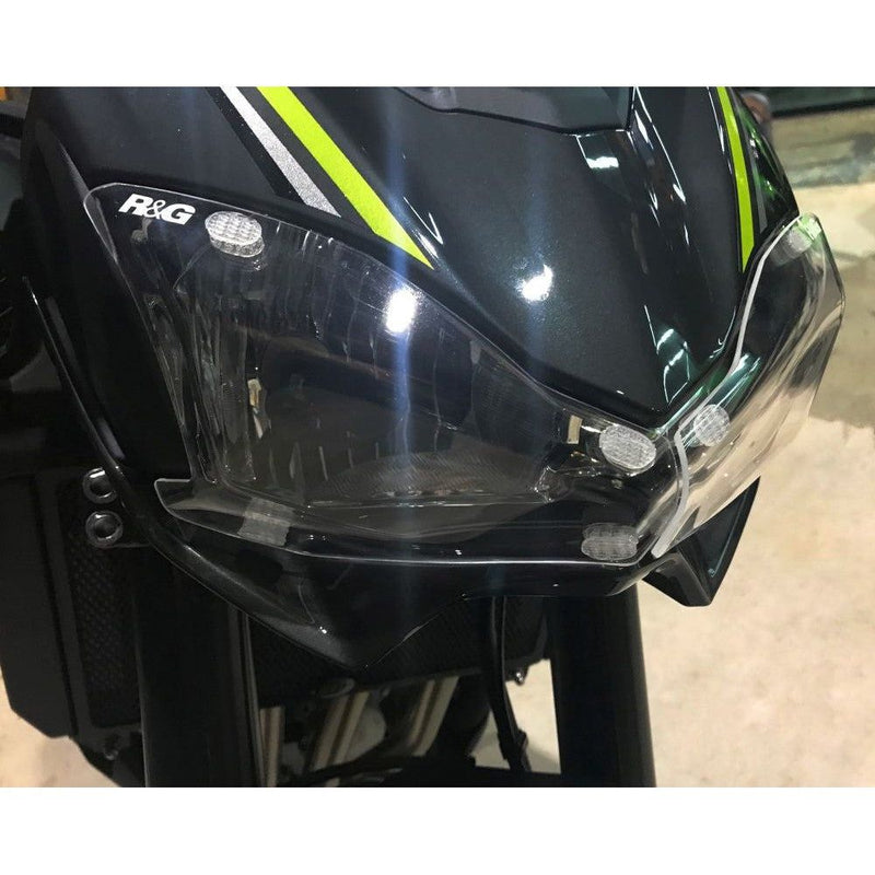 Load image into Gallery viewer, R&amp;G Racing Clear Acrylic Headlight Shield For 2017-2019 Kawasaki Z900 ZR900
