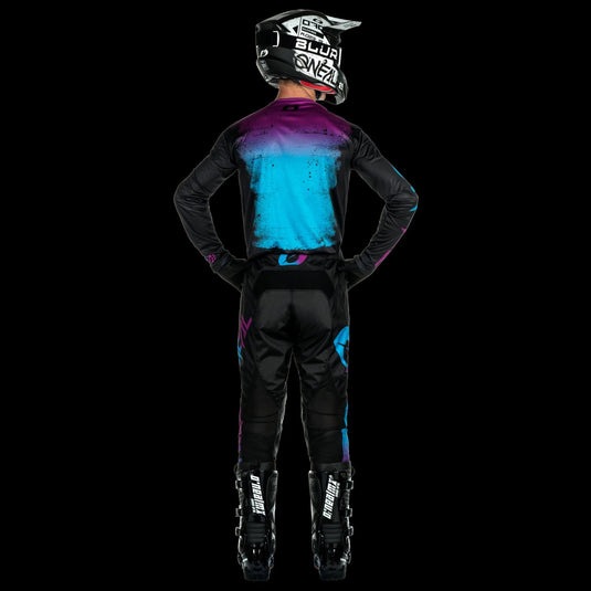Motocross Jersey 242 O'Neal Mayhem Scarz Black / Blue Motocross Jersey