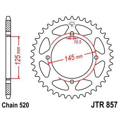 Load image into Gallery viewer, Front &amp; Rear Sprocket Kit for YAMAHA XV250 S Virago 95-08 JT Sprockets
