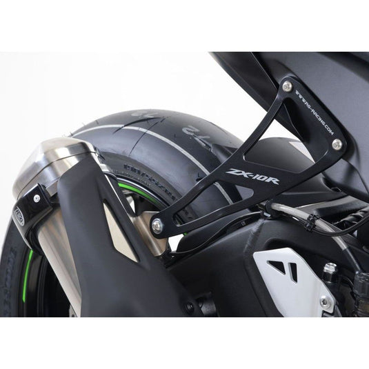 R&G Racing Black Exhaust Hanger For 2015-2019 Kawasaki Ninja ZX10R ZX1000