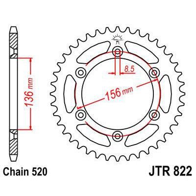 Front & Rear Sprocket Kit for GAS GAS 250 EC 2T 11-14 JT Sprockets