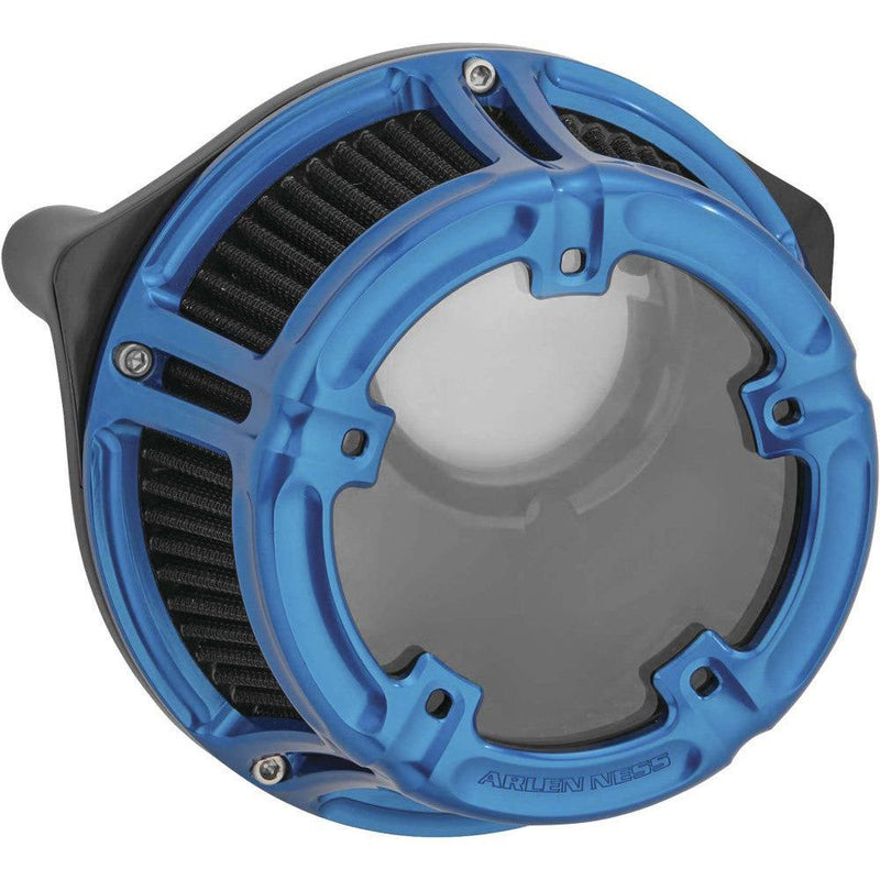 Load image into Gallery viewer, Arlen Ness Clear Sucker Blue Method Air Cleaner 18-183
