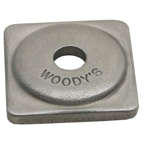 Load image into Gallery viewer, Woodys Square Grand Digger Support Plate 5/16" 12 Pack - ASG-3775-12
