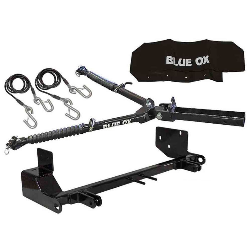 Load image into Gallery viewer, Blue Ox Alpha 2 Tow Bar (6,500 lbs. cap.) &amp; Baseplate Combo fits 1997-2002 Jeep Wrangler With Standard C-Channel Bumper (No Double Tube Bumpers)
