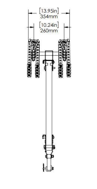 Swagman (63380) Trailhead 4, Hitch Mount Two Arm, Hanging 4-Bike Rack