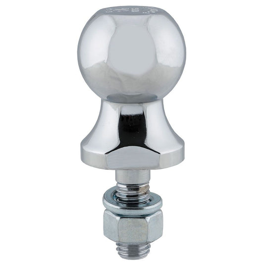 Garden Tractor 1-7/8 Inch Hitch Ball, 2,000 lbs. Capacity, 5/8 in. Shank Dia, 1-3/4 in. Shank Length, Chrome