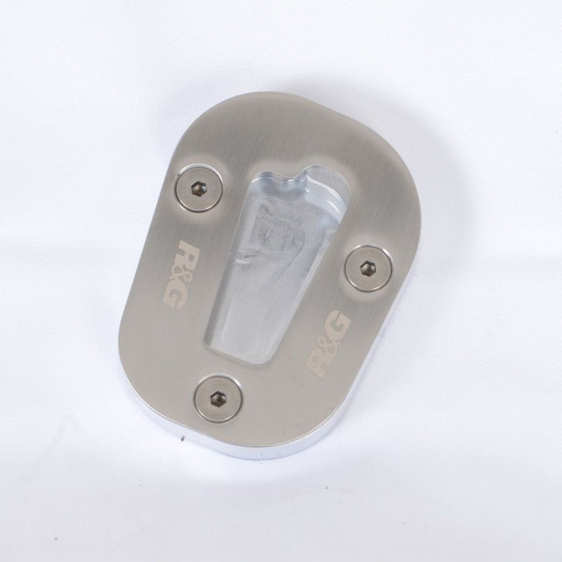 Load image into Gallery viewer, R&amp;G Racing Silver Kickstand Shoe For 2017-2020 BMW S1000R PKS0102SI
