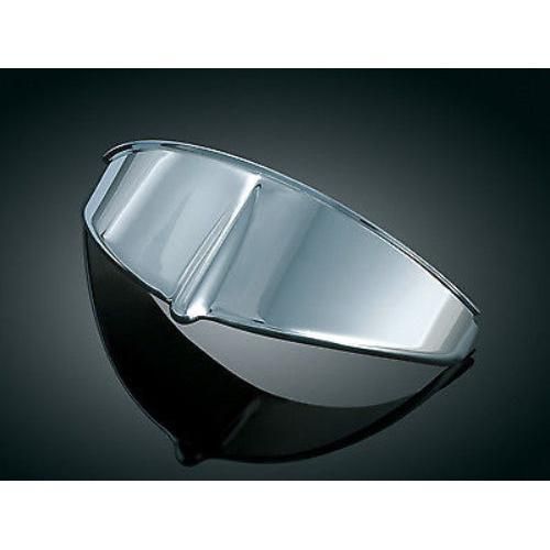 KURYAKYN CHROME HEADLIGHT VISOR FOR HARLEY DAVIDSON 7" HEADLIGHT MODELS 2182
