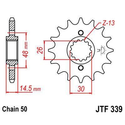 Load image into Gallery viewer, Front &amp; Rear Sprocket Kit for HONDA CB750 SC-USA 82-83 JT Sprockets
