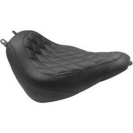 Mustang Wide Tripper Solo Seat Diamond Stitch Black 83008