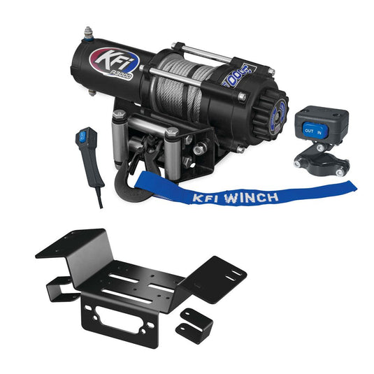 3000 lb KFI Winch Combo Kit (M1) For 2014-2019 Honda 700 and 700-4 Pioneer