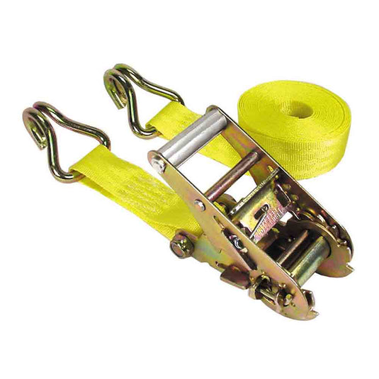 Ratchet Tie-Down with Double J-Hooks