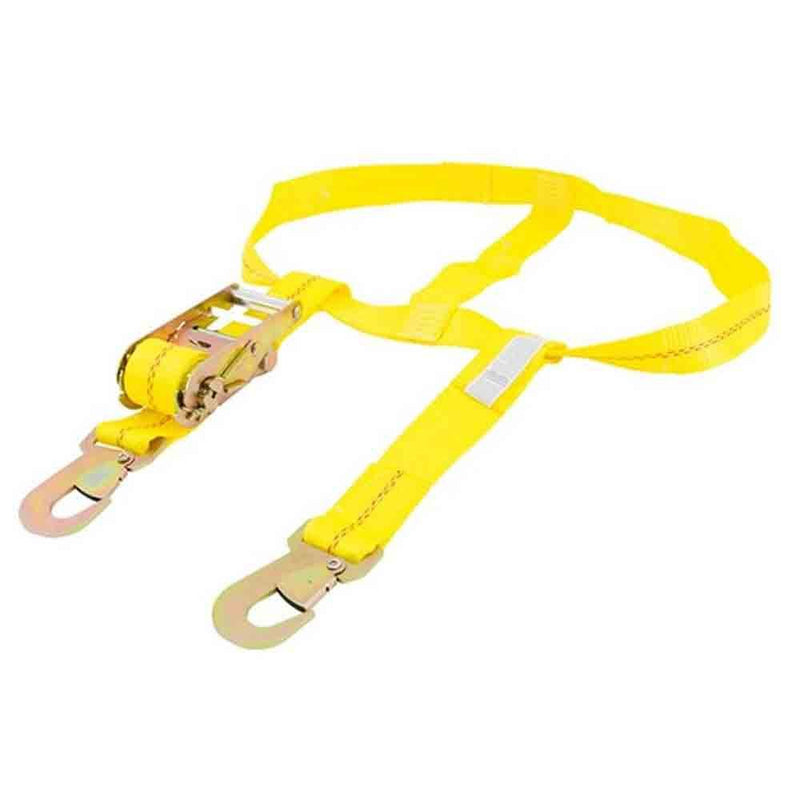 Load image into Gallery viewer, Over-The-Wheel Tie-Down Dollie Strap with Ratchet

